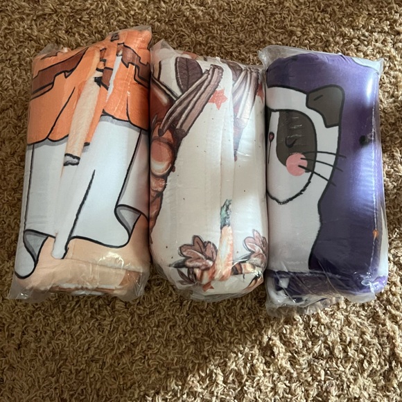 Blanket - Halloween - Pumpkin Coffee Drinks - NEW - Picture 2 of 2